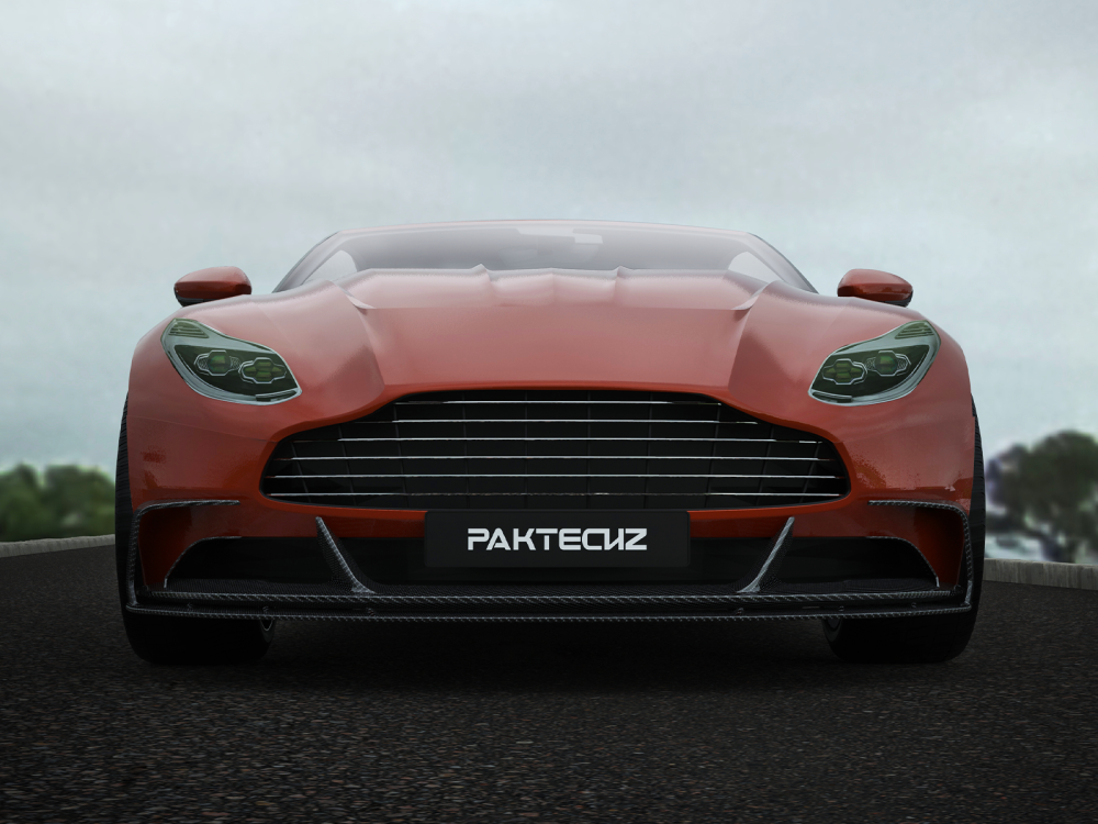 Aston Martin DB11 Paktechz Design Carbon Fiber Front Canards