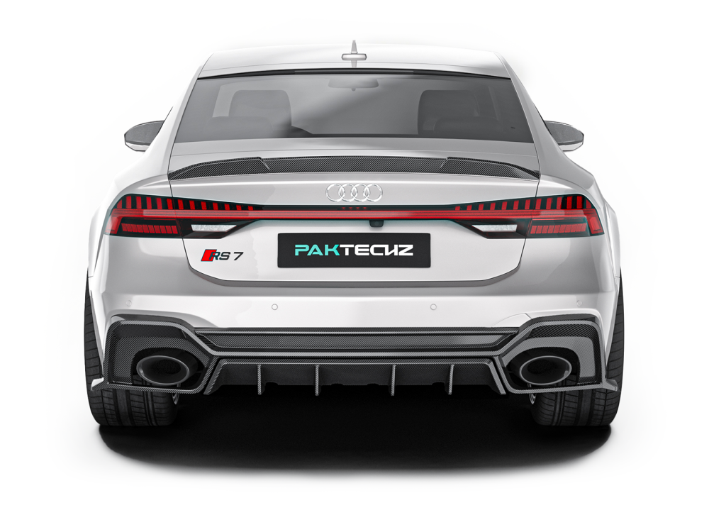 audi s7 c8 carbon fiber rear spoiler