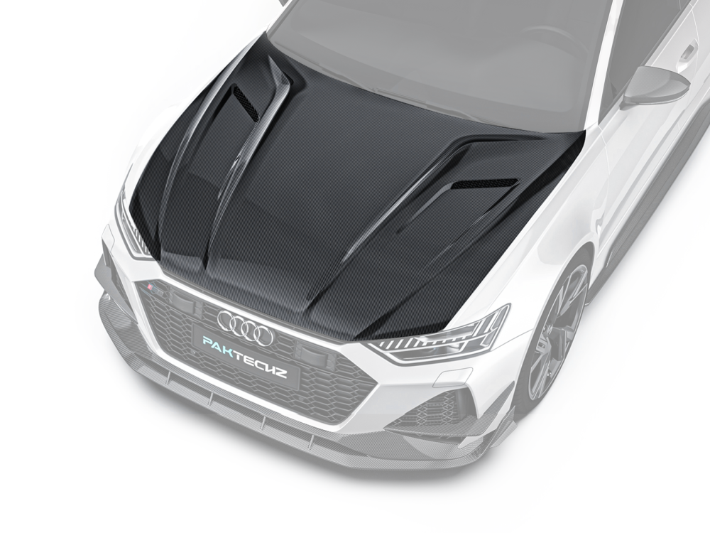 audi rs6 c8 carbon fiber bonnet