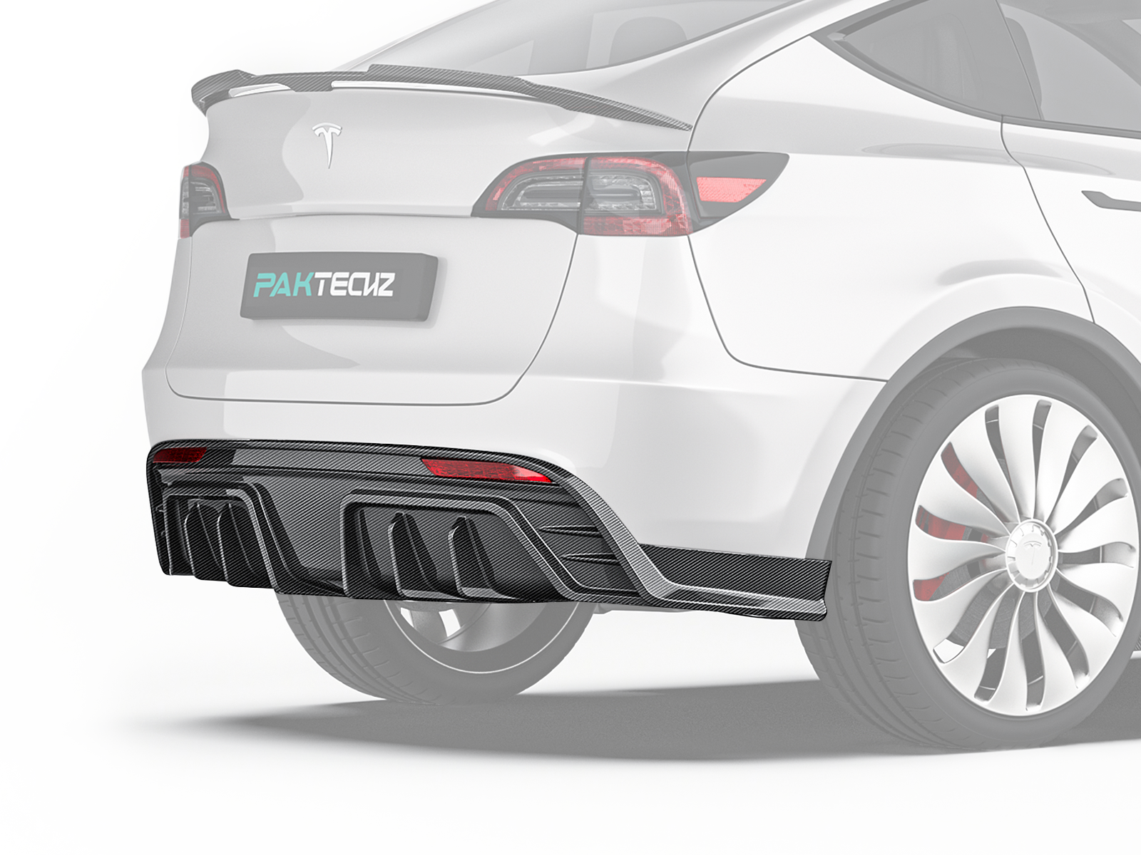 Tesla Model Y Paktechz Design Rear Diffuser