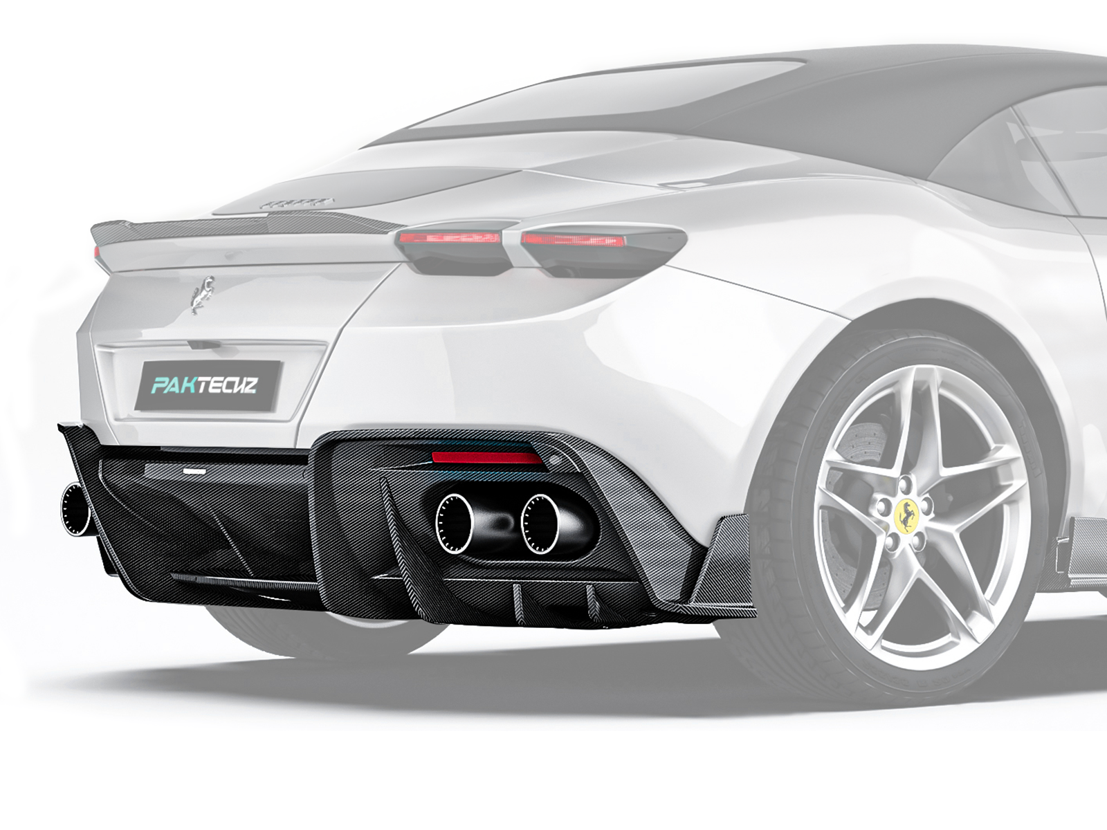 Ferrari Roma Paktechz Design Rear Diffuser