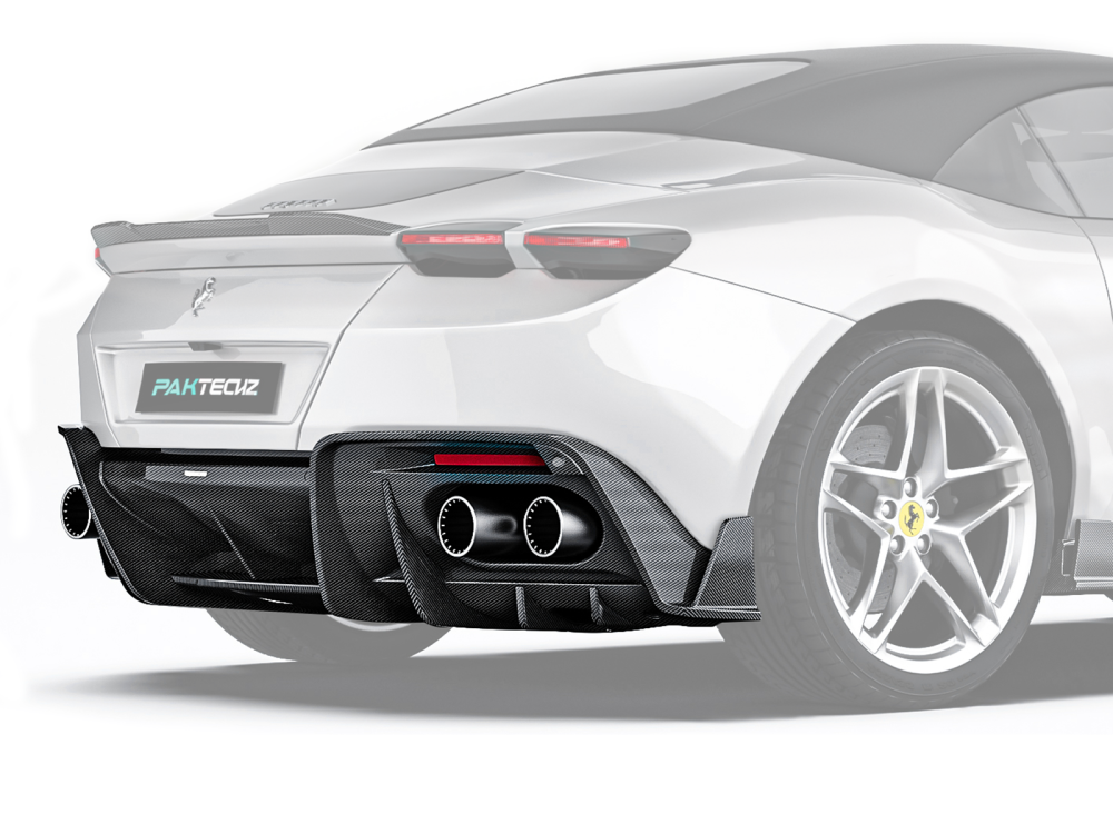 Ferrari Roma Paktechz Design Rear Diffuser