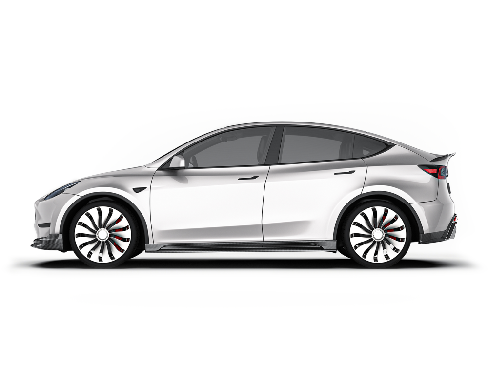Tesla Model Y Paktechz Design Side Skirts