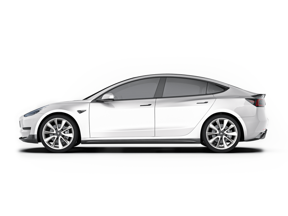 Tesla Model 3 Paktechz Design Side Skirts