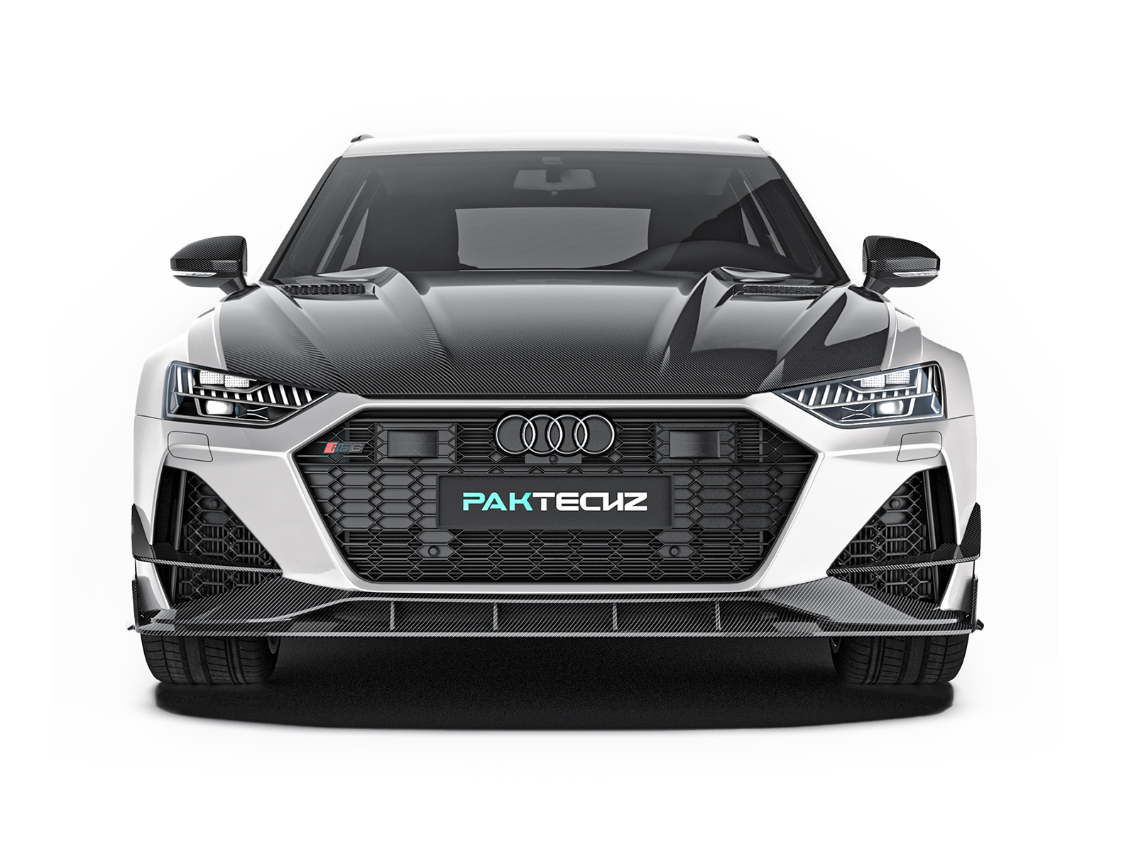 audi rs6 c8 front splitter