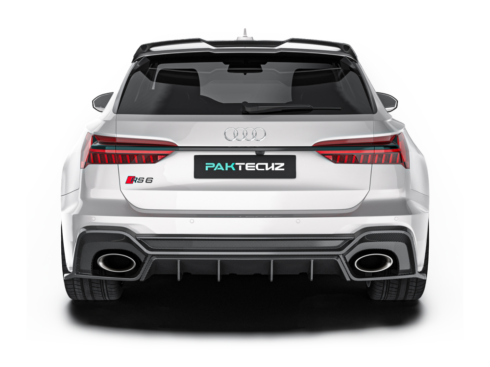 audi rs6 c8 carbon fiber roof spoiler