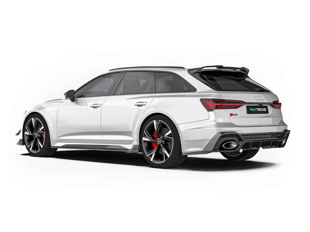 audi rs6 c8 carbon fiber rear spoiler