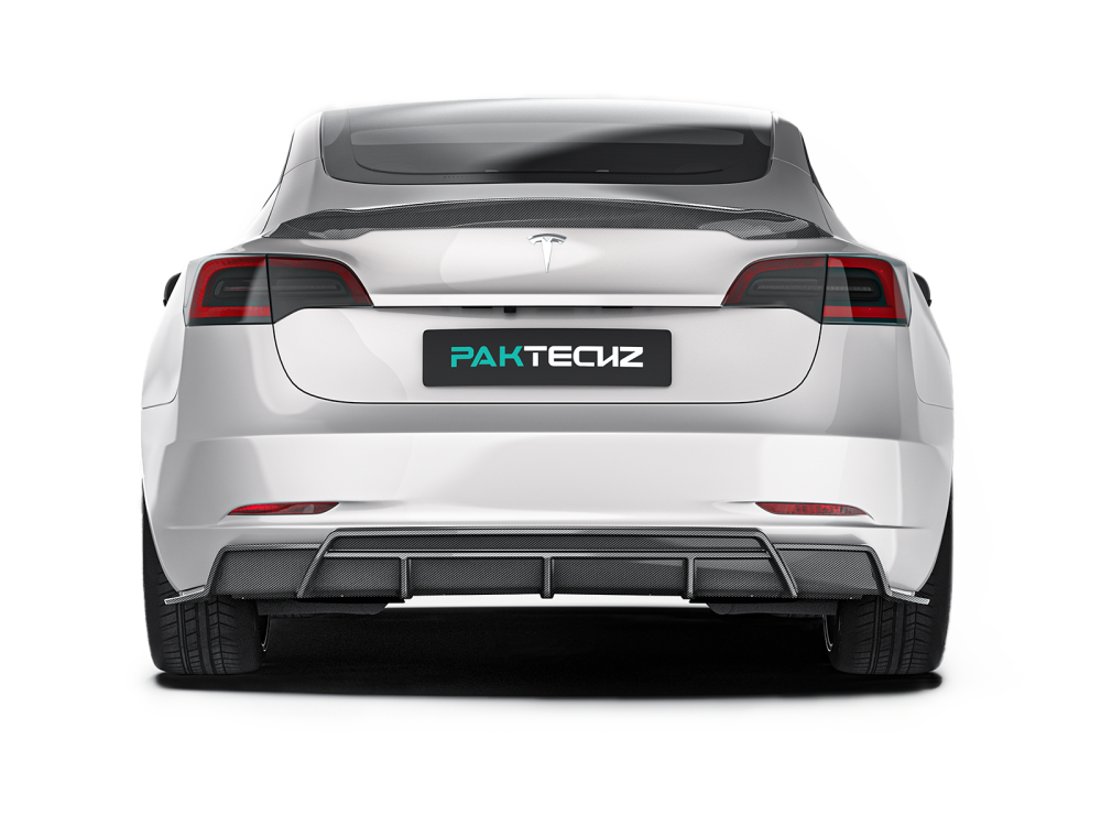 Tesla Model 3 Paktechz Design Rear Diffuser