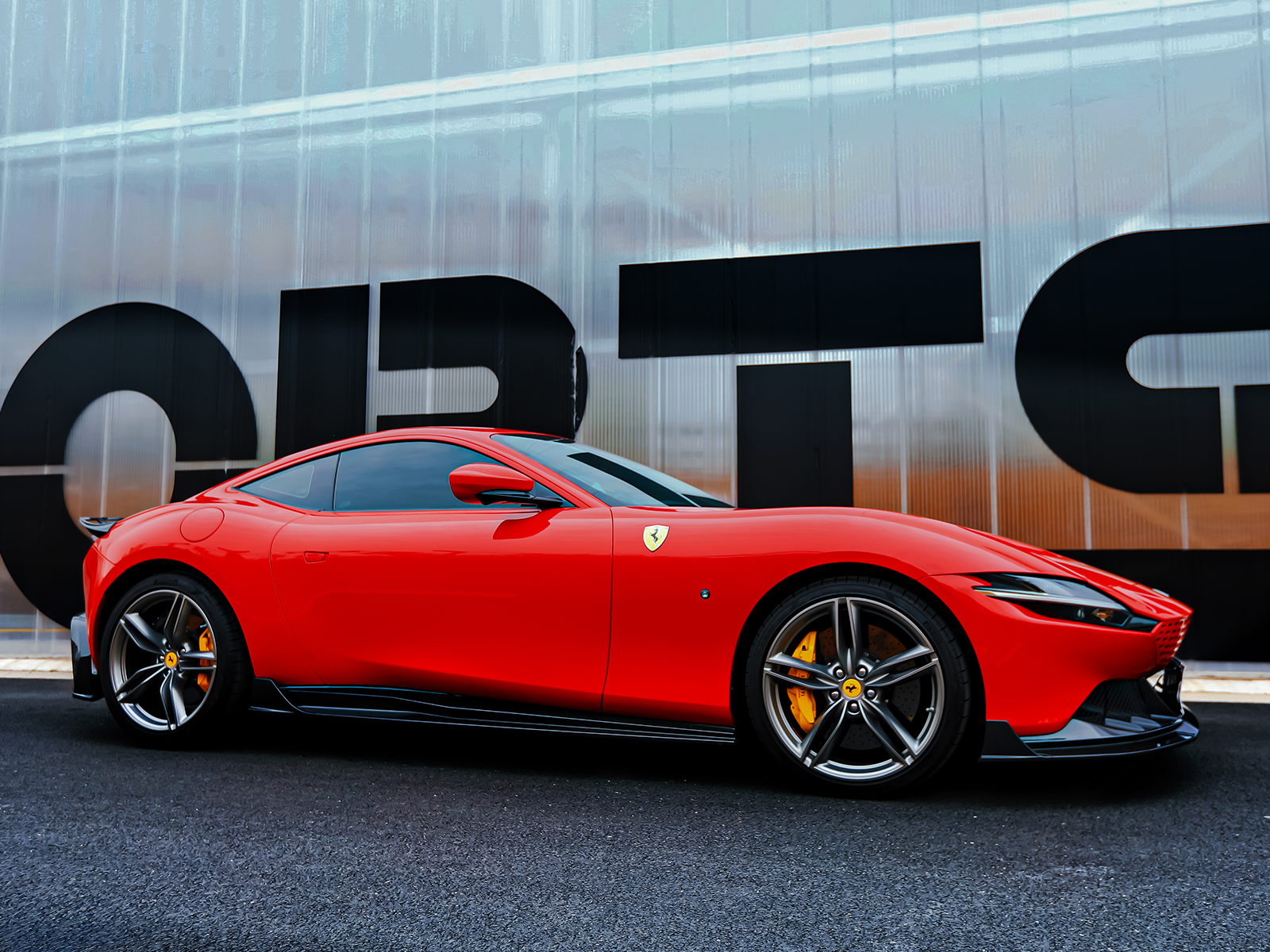 Ferrari Roma Paktechz Design Side Skirts