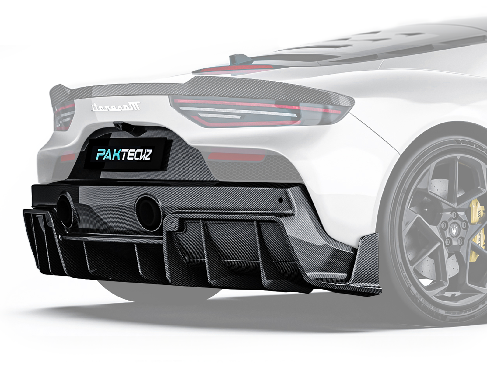 Maserati MC20 Paktechz Design Rear Diffuser