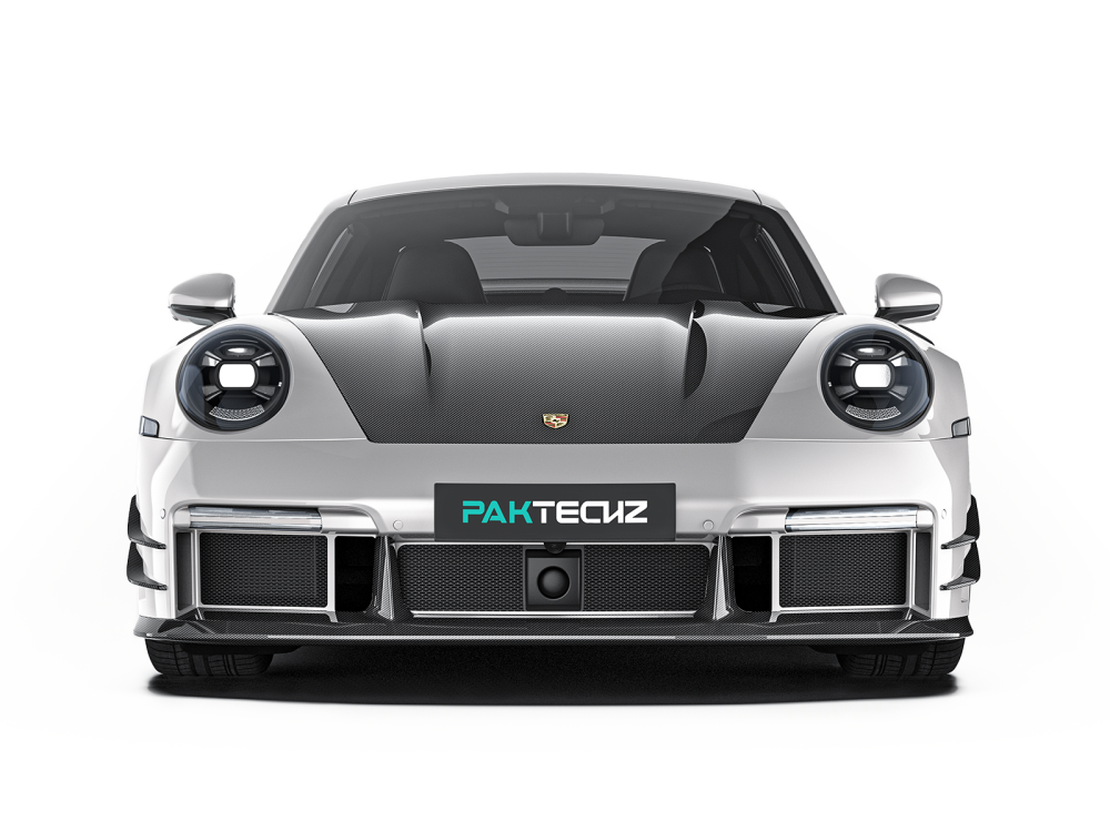 Porsche 992 Turbos Paktechz Design Front Bumper