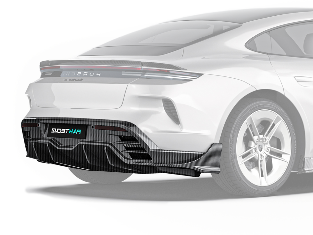 Porsche Taycan Paktechz Design Rear Diffuser