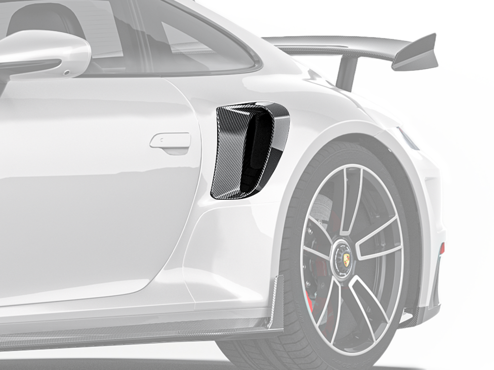 Porsche 992 Turbos Paktechz Design Side Air Intakes
