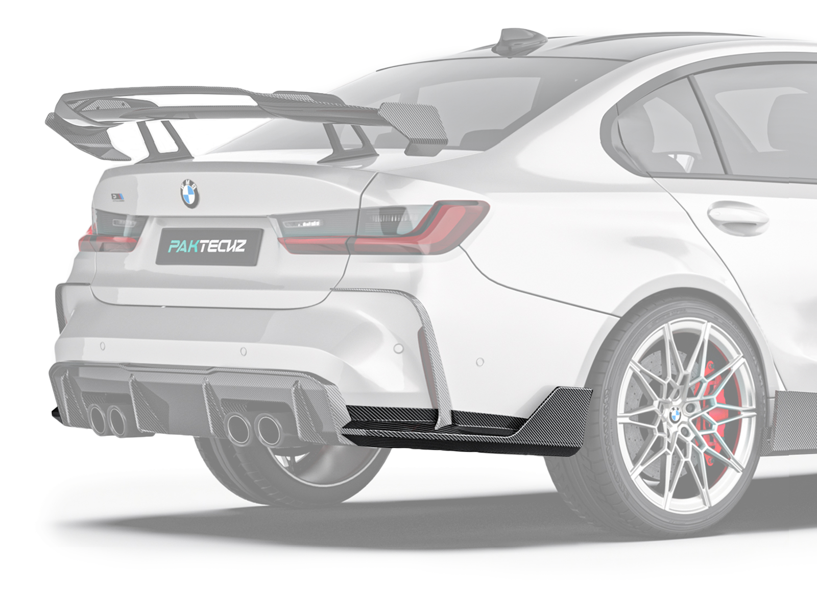 BMW M3/M4(G8x) Paktechz Design Rear Side Splitter