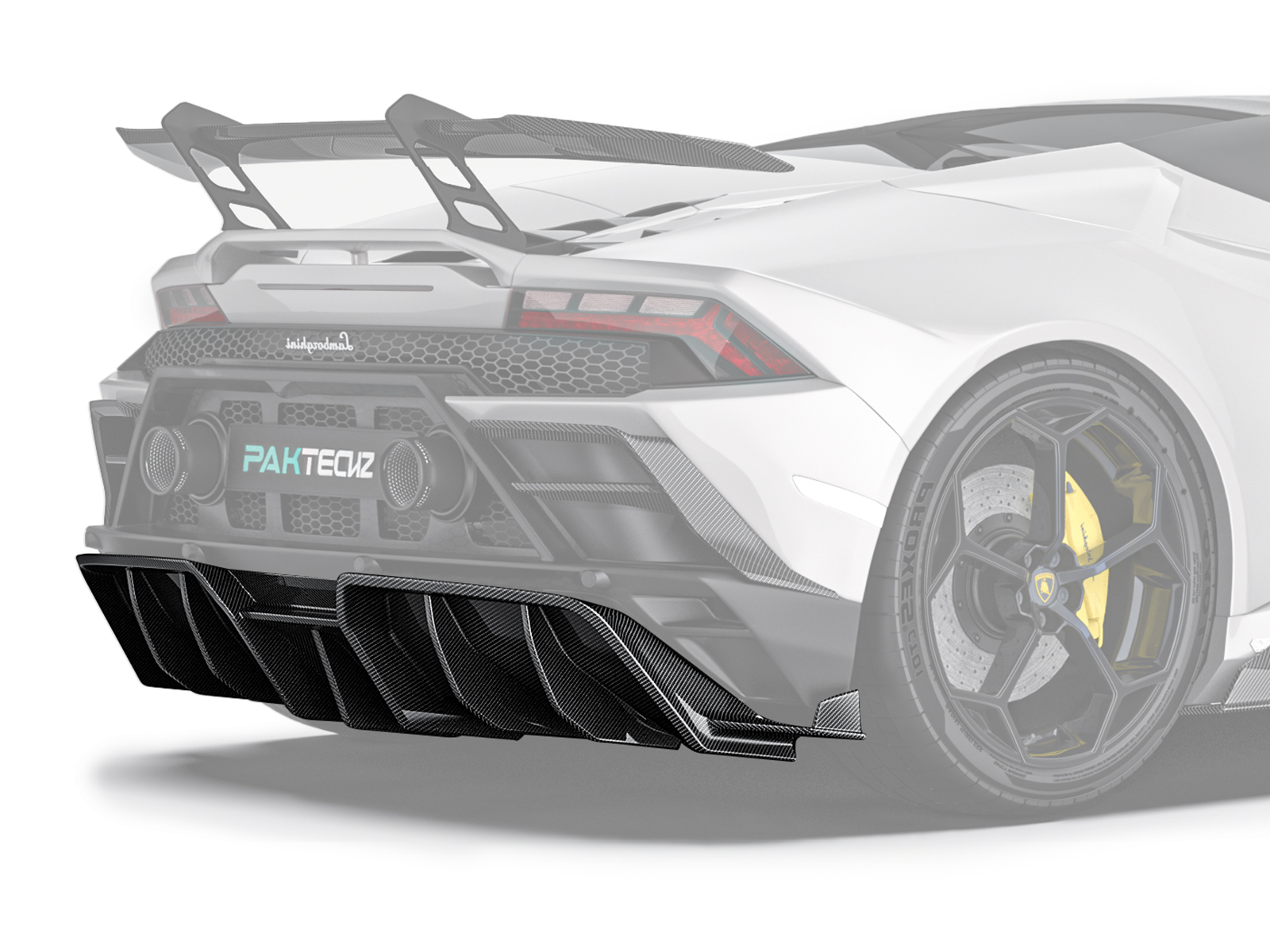 Lamborghini Huracan EVO  Paktechz Design Rear Diffuser
