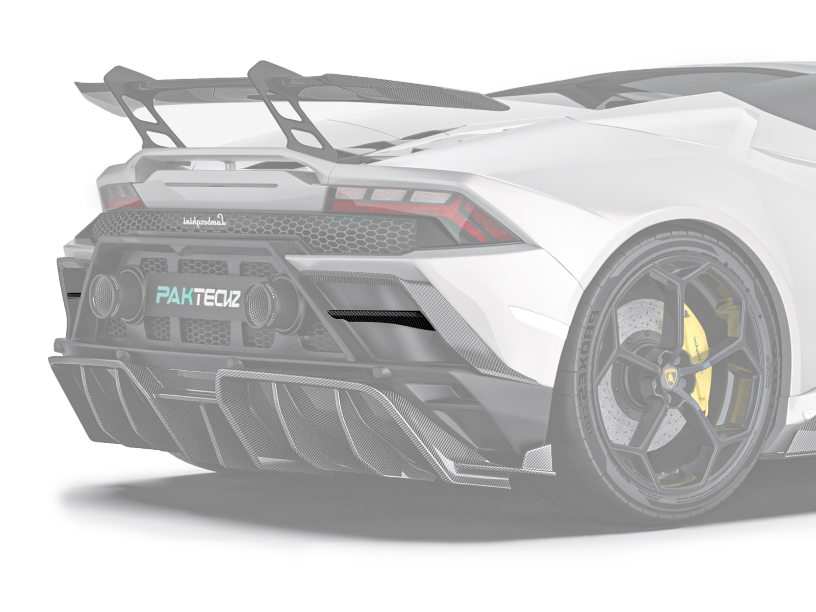 Lamborghini Huracan EVO  Paktechz Design Rear Bumper Trims