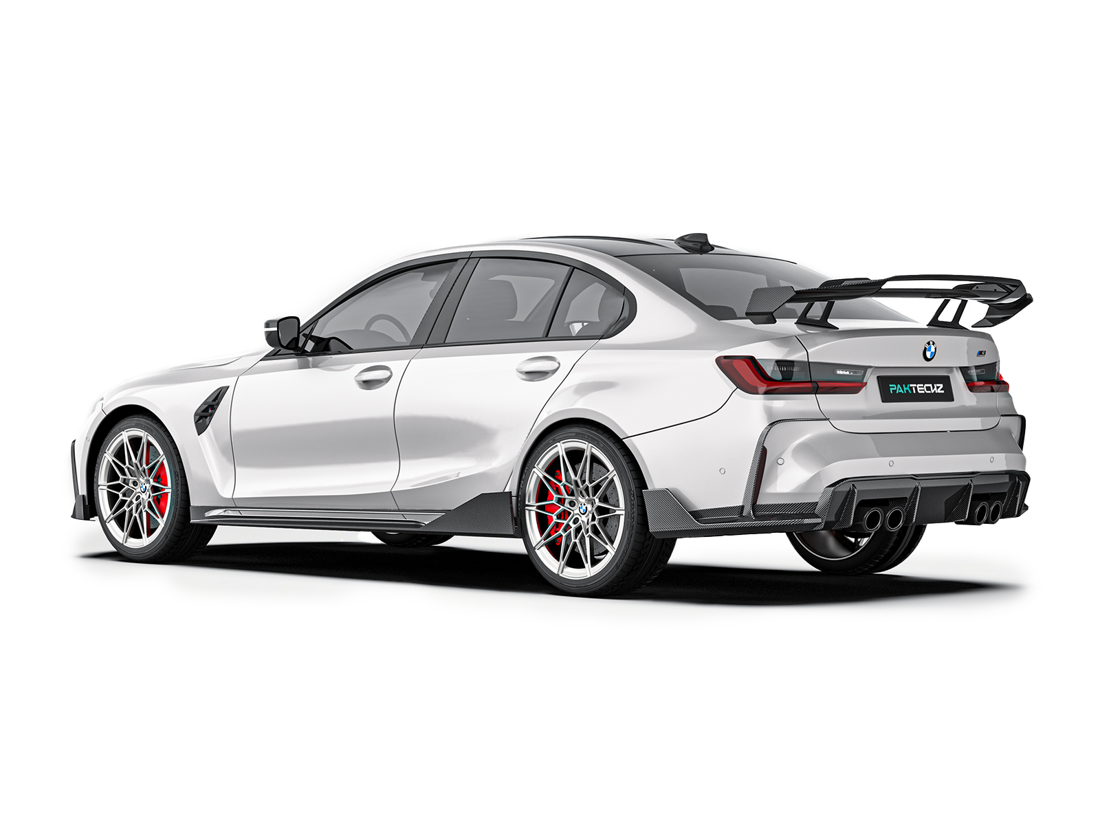 BMW M3/M4(G8x) Paktechz Design Rear Side Splitter