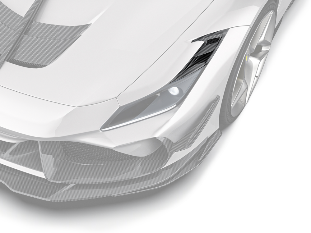 Ferrari F8 Paktechz Design Front Vent Trims