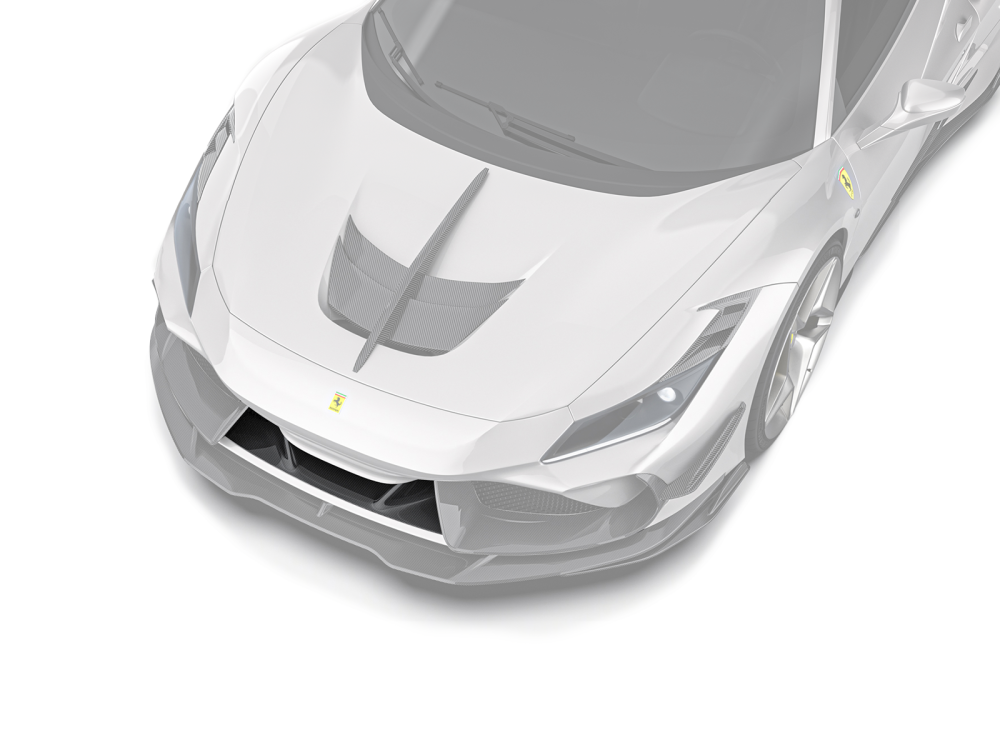 Ferrari F8 Paktechz Design Upper Front Lip