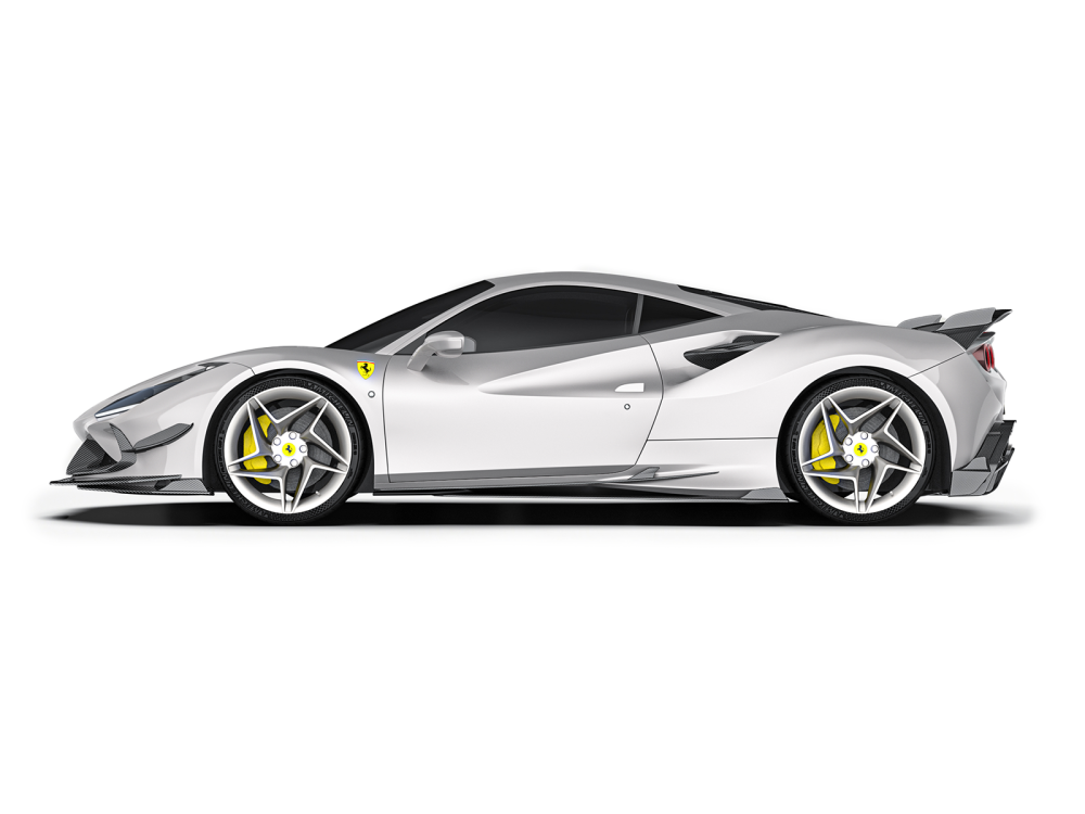 Ferrari F8 Paktechz Design Side Air Intakes