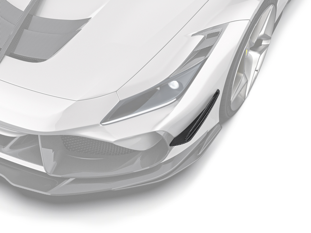 Ferrari F8 Paktechz Design Front Canards