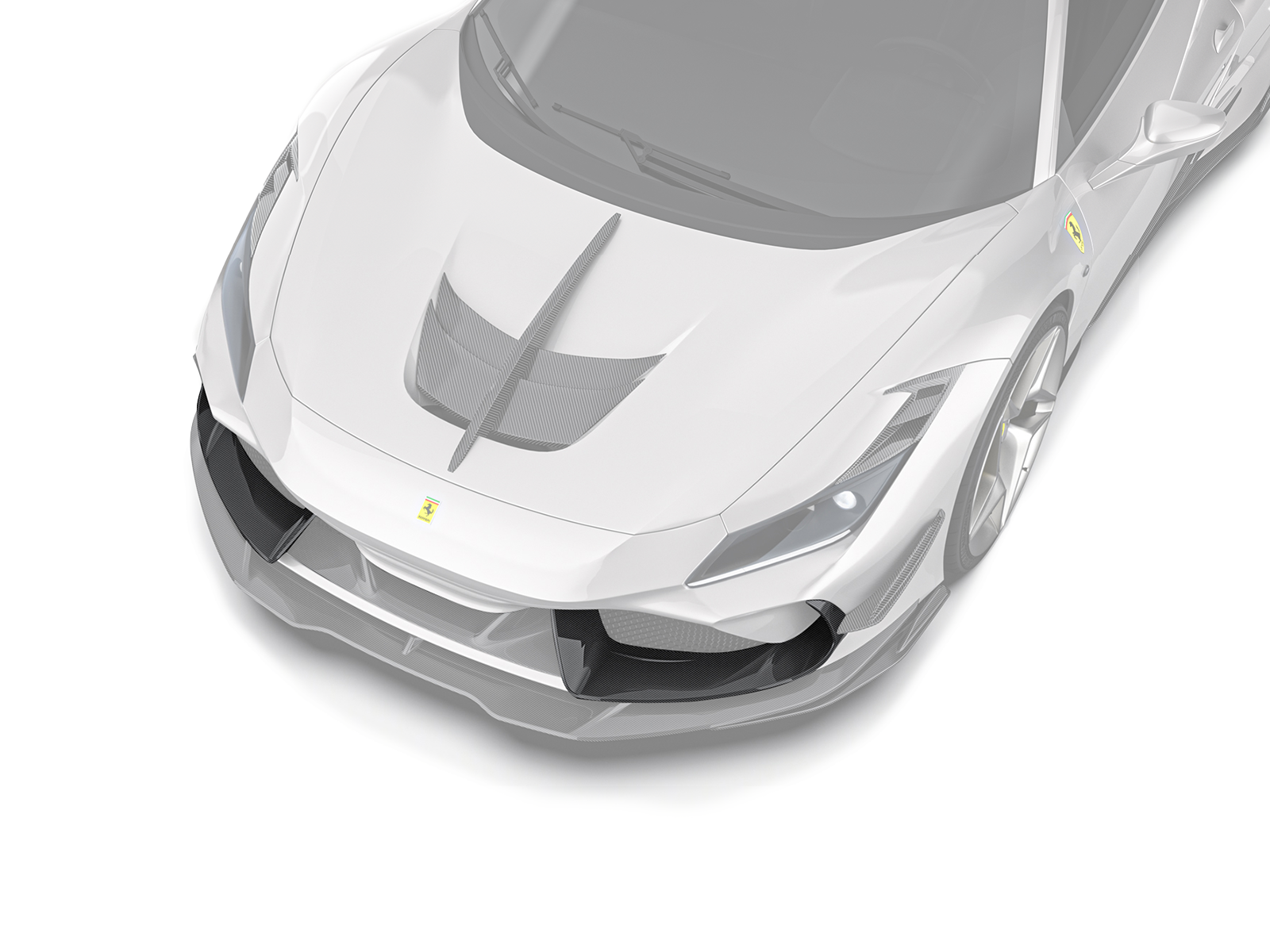 Ferrari F8 Paktechz Design Front Air Intakes