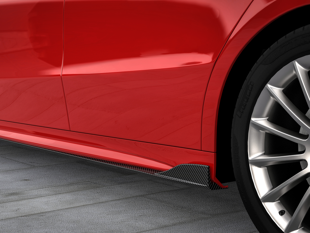 Mercedes-Benz A-Class(W177) Paktechz Design Side Skirts Ver.1