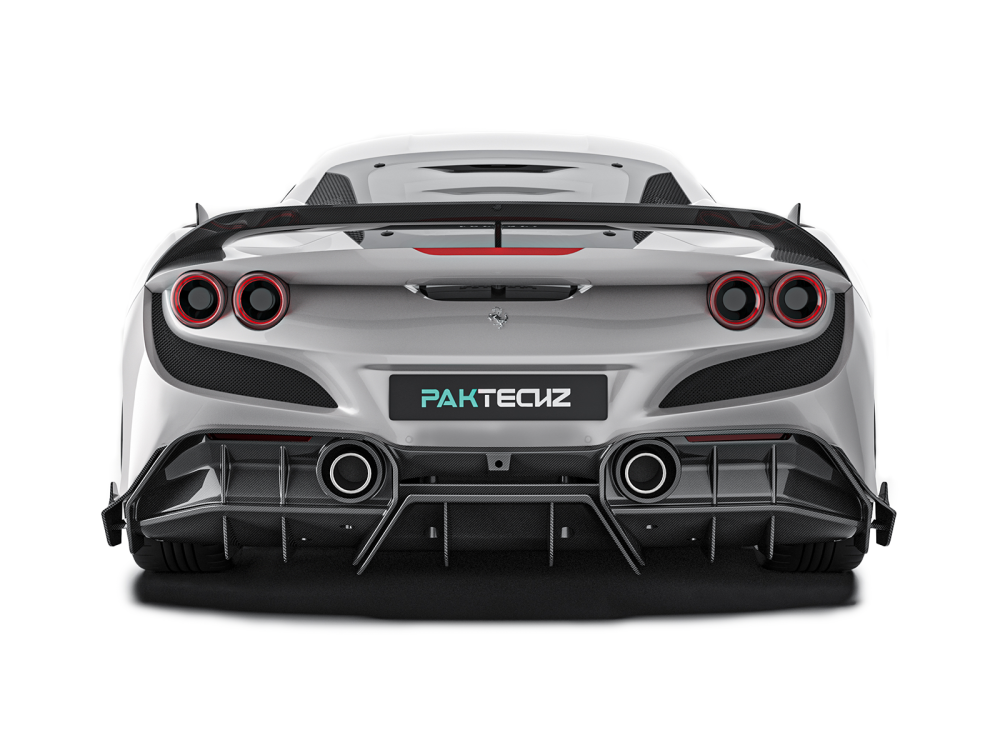 Ferrari F8 Paktechz Design Rear Side Splitter