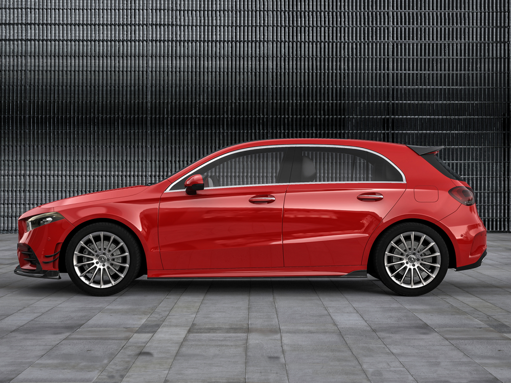Mercedes-Benz A-Class(W177) Paktechz Design Side Skirts Ver.2