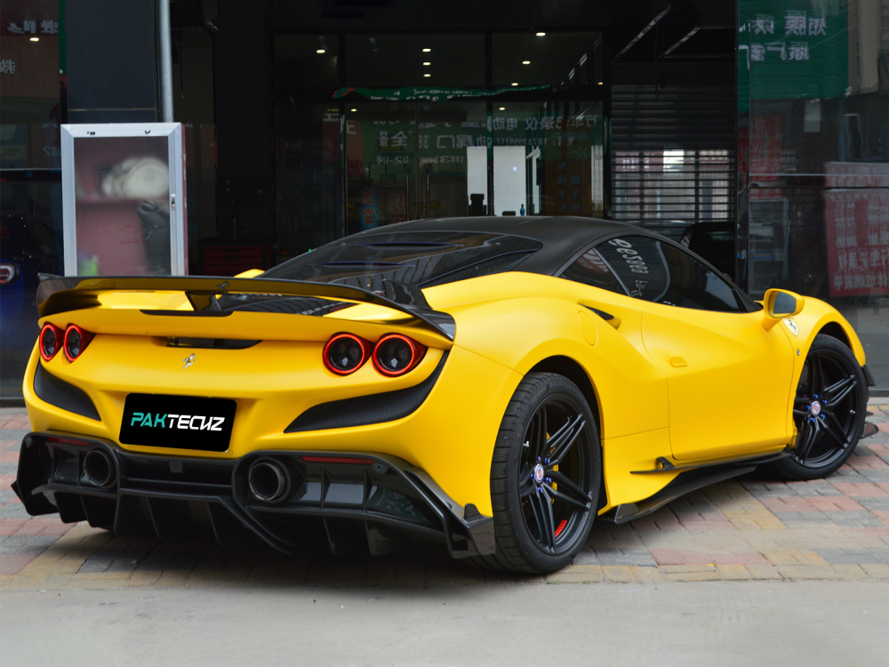 Ferrari F8 Paktechz Design Rear Side Splitter