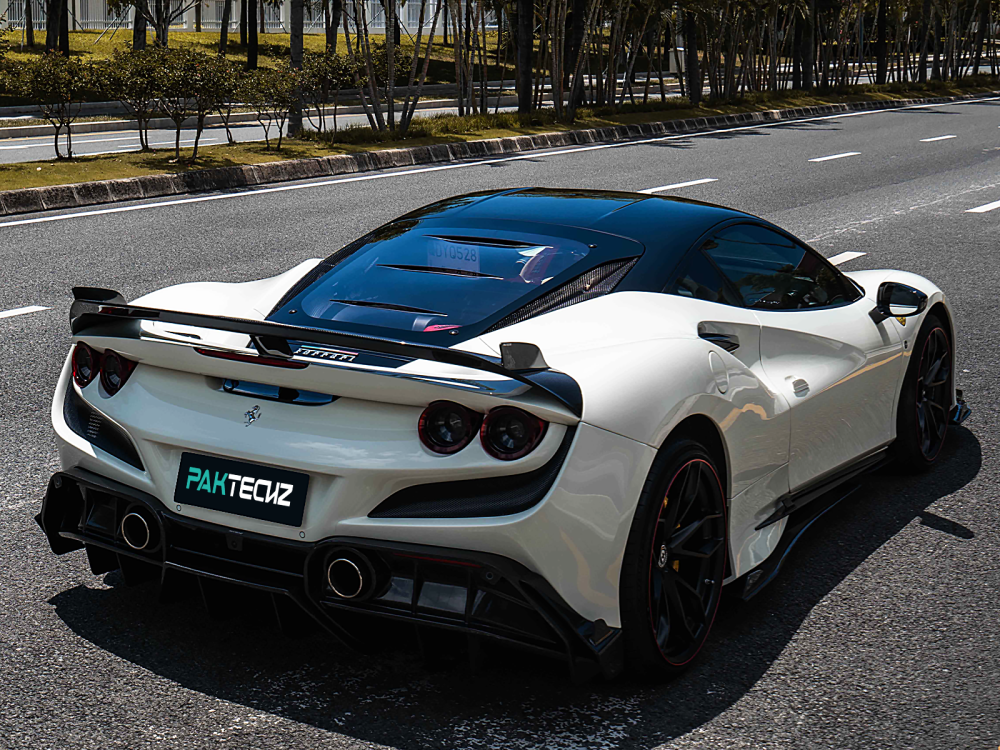 Ferrari F8 Paktechz Design Rear Side Splitter