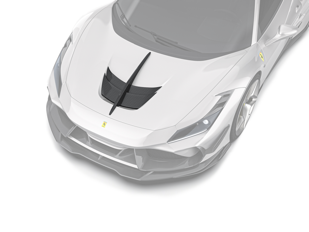 Ferrari F8 Paktechz Design Hood Vent Trim