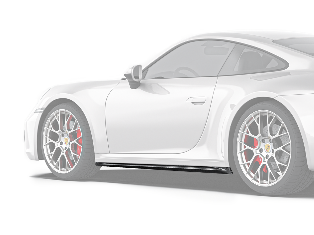 Porsche 992 Paktechz Design Side Skirts