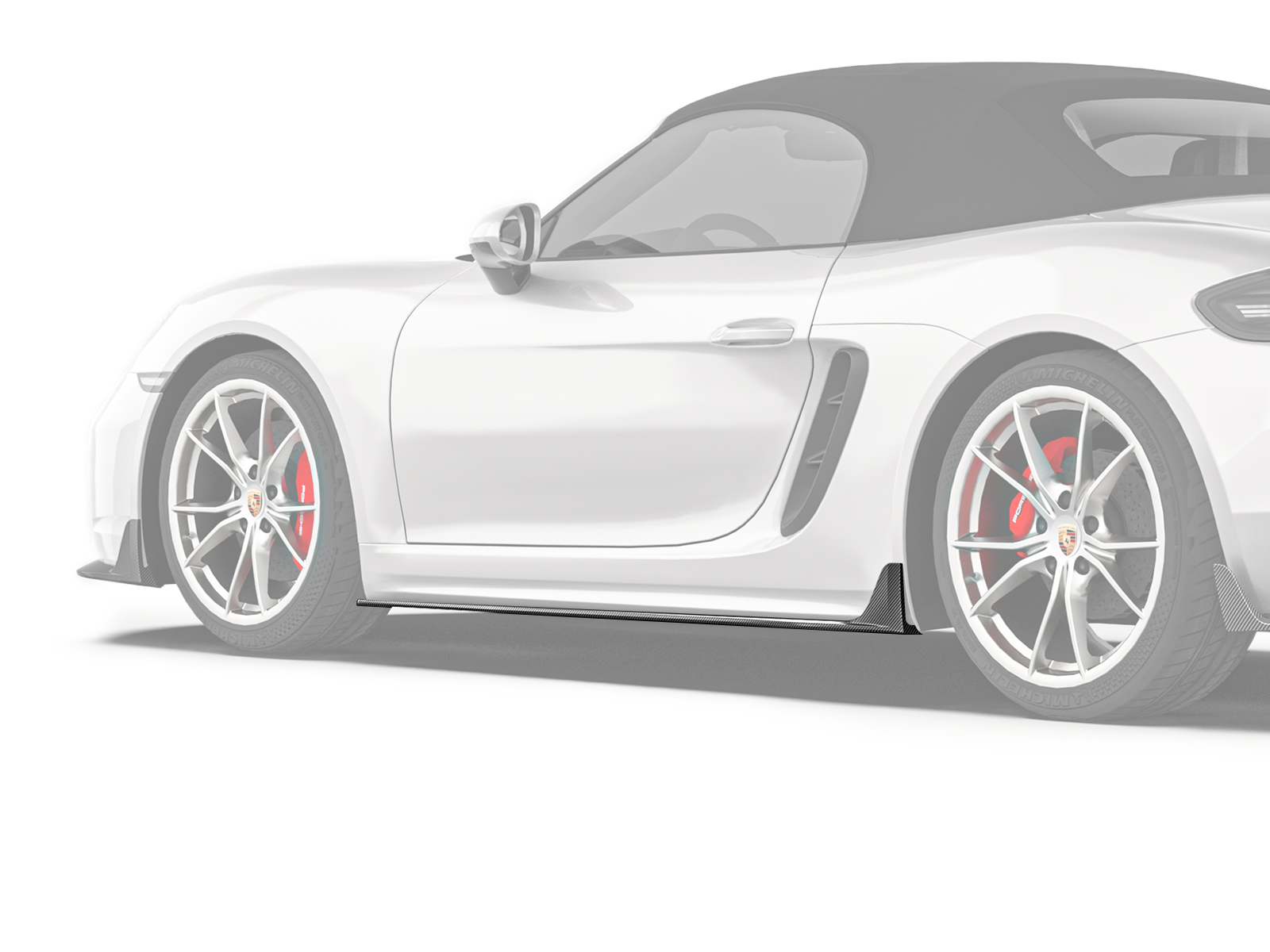 Porsche 718 Paktechz Design Side Skirts
