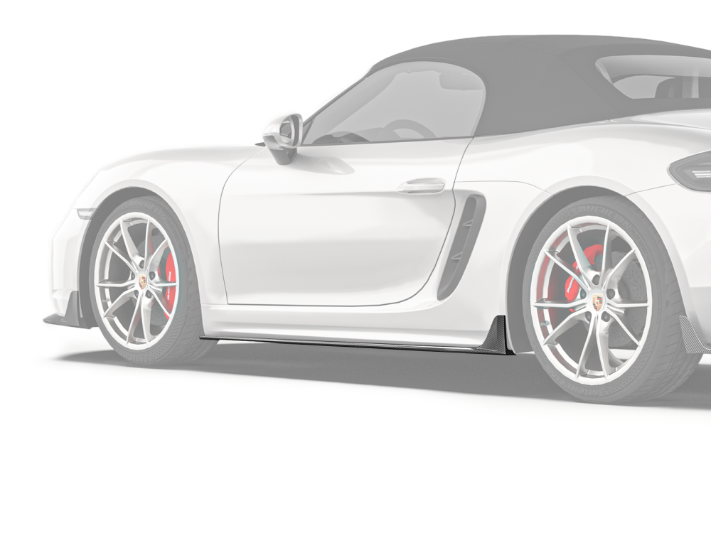 Porsche 718 Paktechz Design Side Skirts