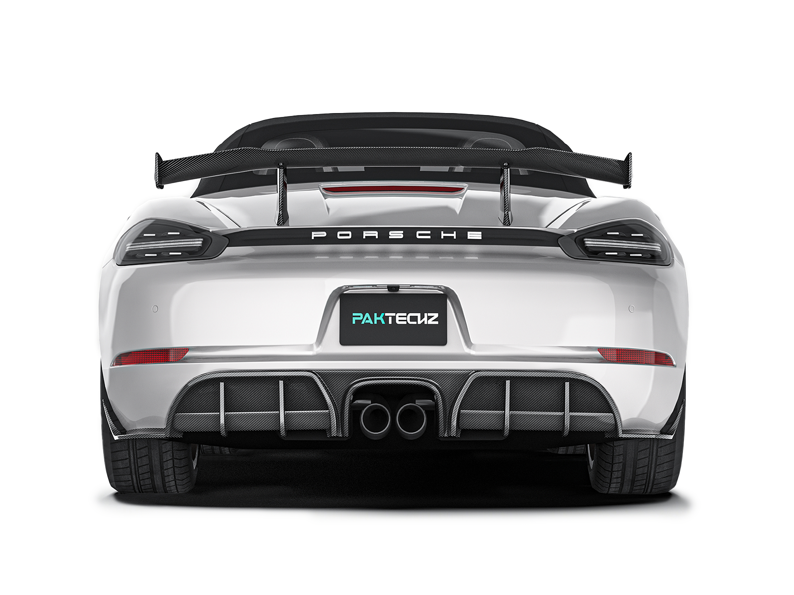 Porsche 718 Paktechz Design Rear Diffuser