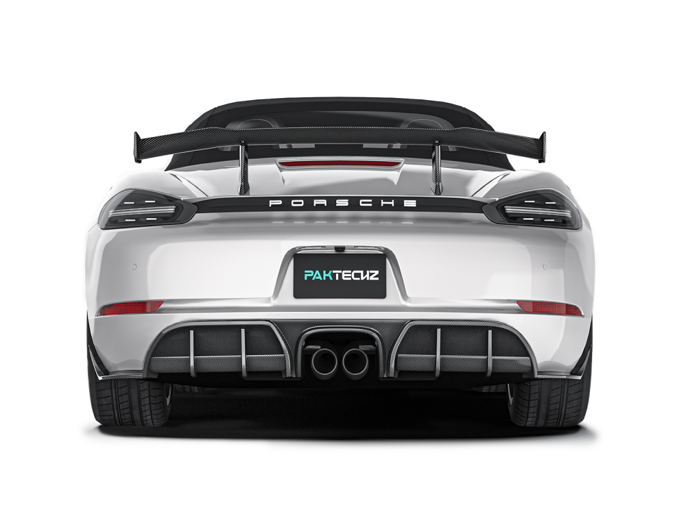 Porsche 718 Paktechz Design Rear Spoiler