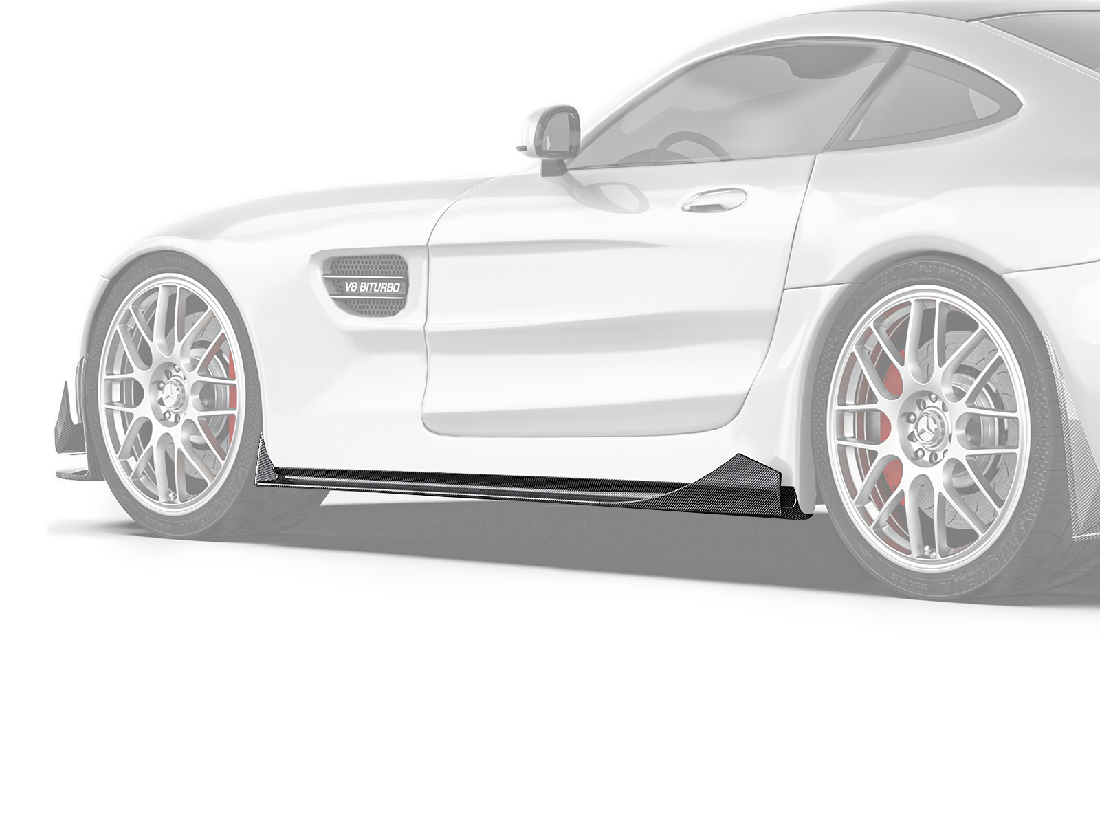 Mercedes-Benz AMG GT Paktechz Design Side Skirts Ver.1