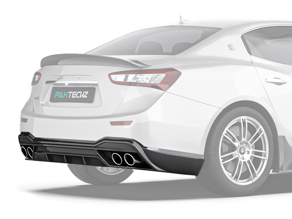 Maserati Ghibli Paktechz Design Rear Diffuser