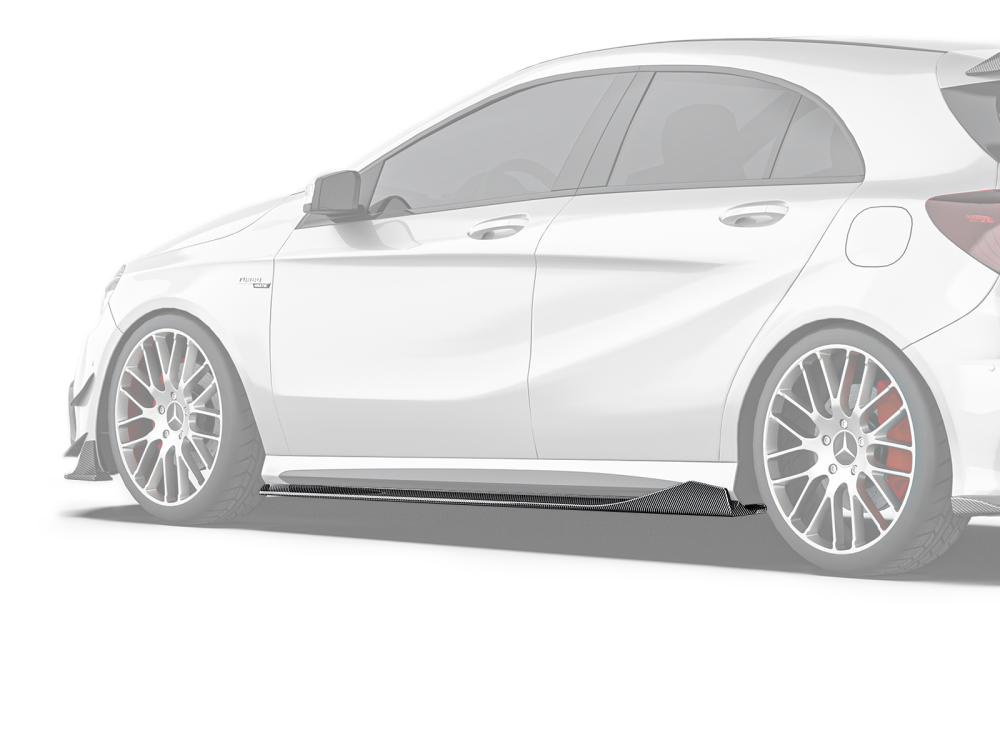 Mercedes-Benz A-Class(W176) Paktechz Design Side Skirts