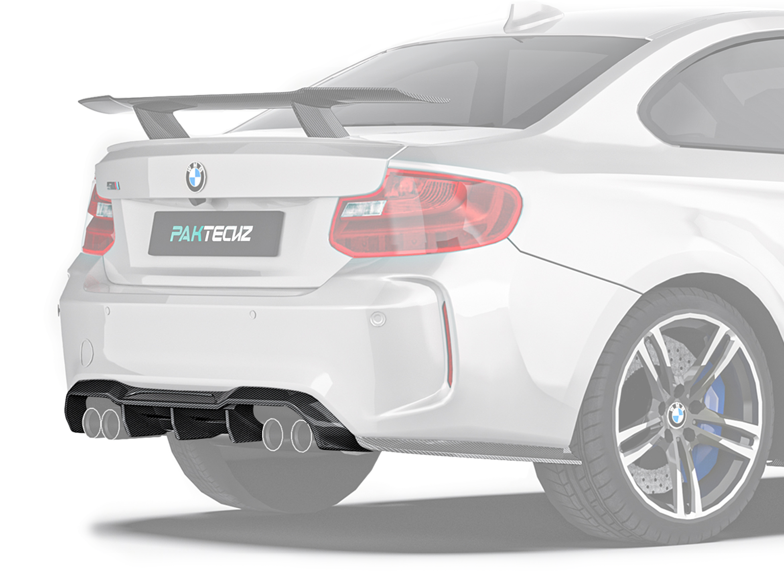 BMW M2(F87) Paktechz Design Rear Diffuser
