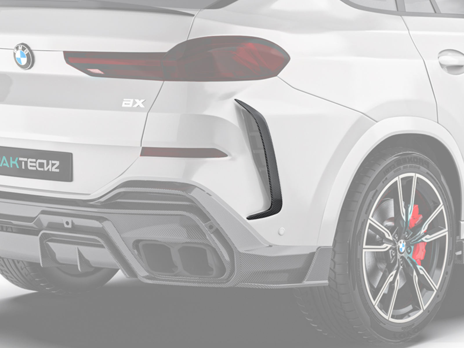 BMW X6  Paktechz Design Rear Canards