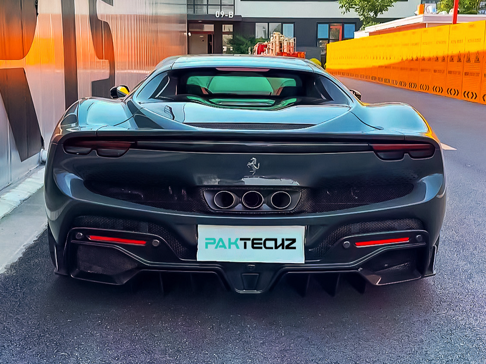 Ferrari 296 Paktechz Design Rear Diffuser