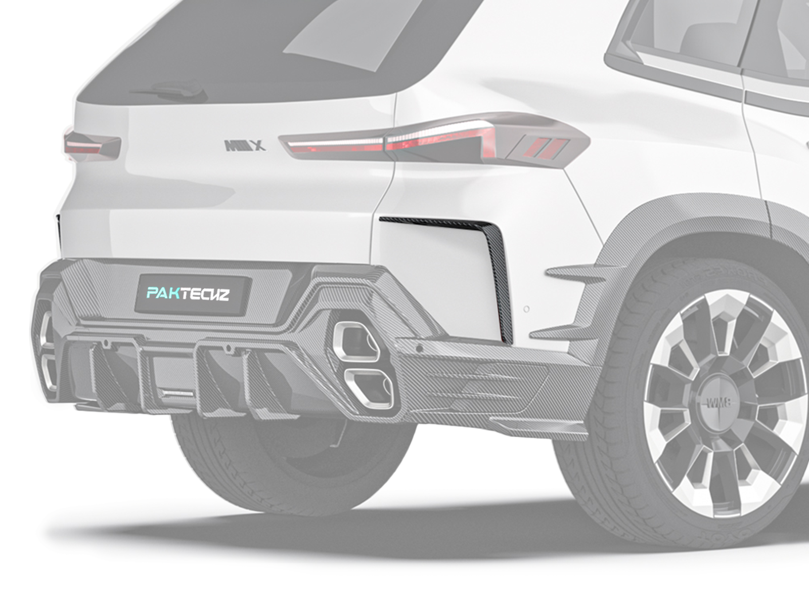 BMW XM Paktechz Design Rear Canards