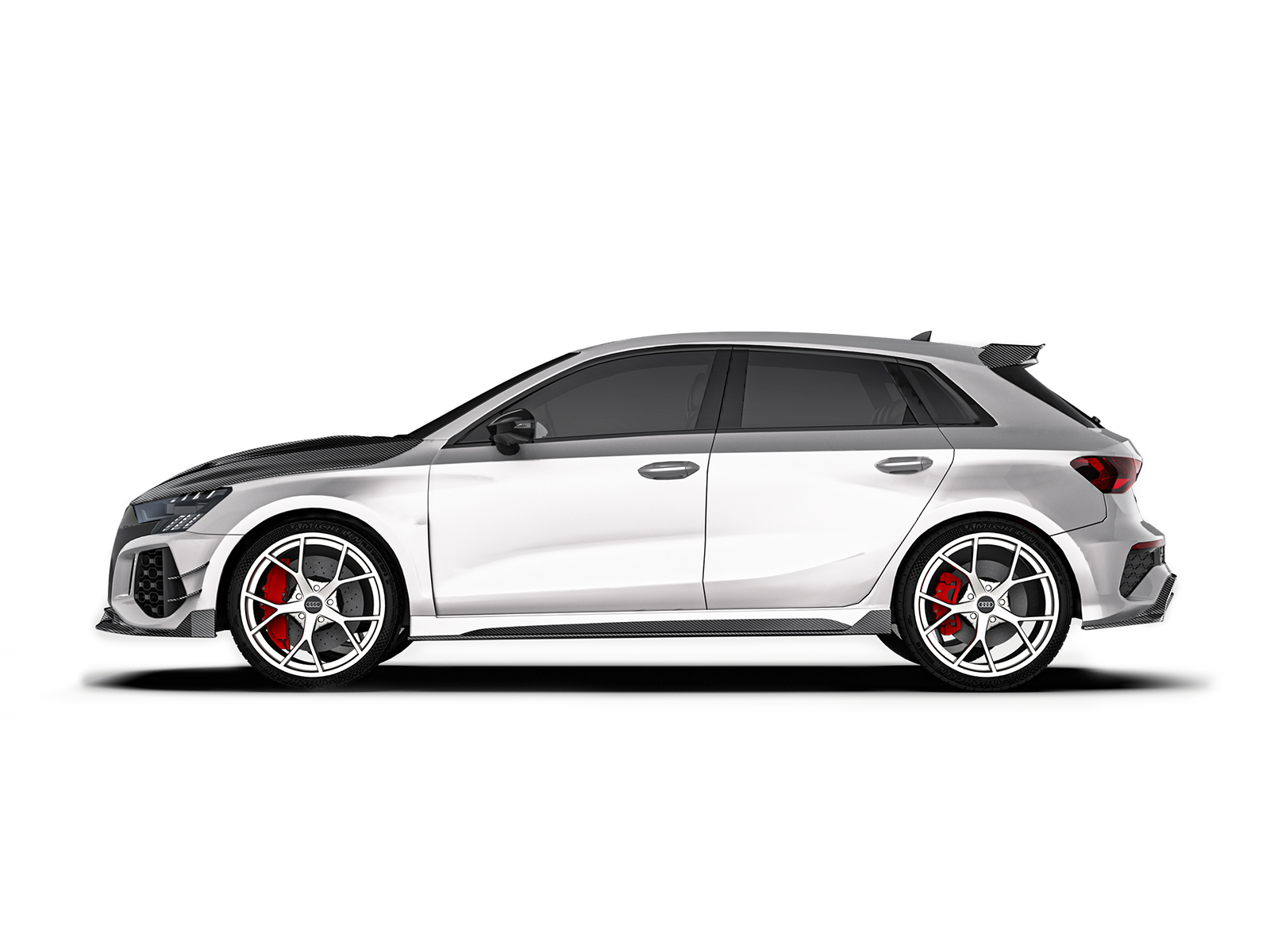Audi RS3 (8Y) Paktechz Design Side Skirts Ver.2