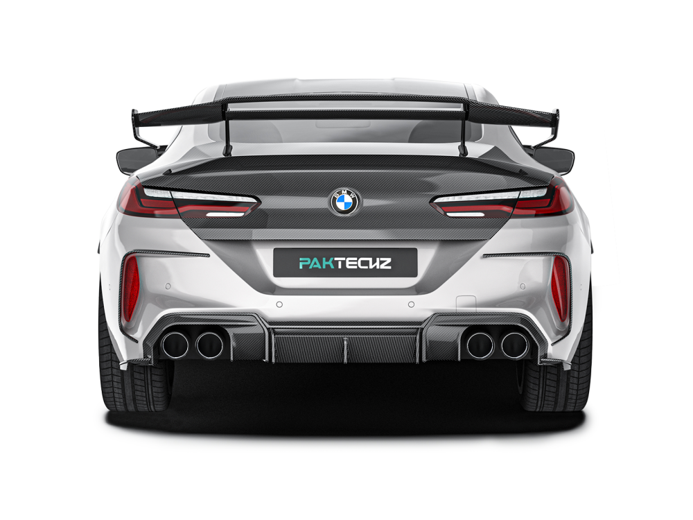 BMW M8 F92 Paktechz Design Carbon Fiber Rear Spoiler Wing