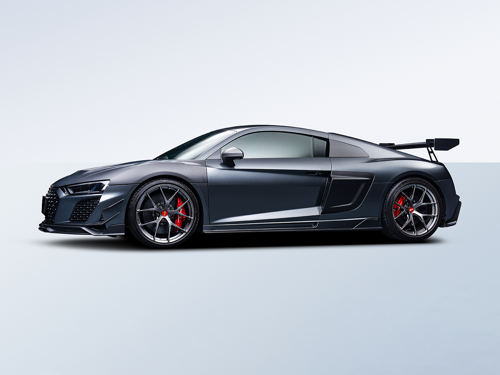 Audi R8 Gen 2 Paktechz Design Carbon Fiber Side Blades
