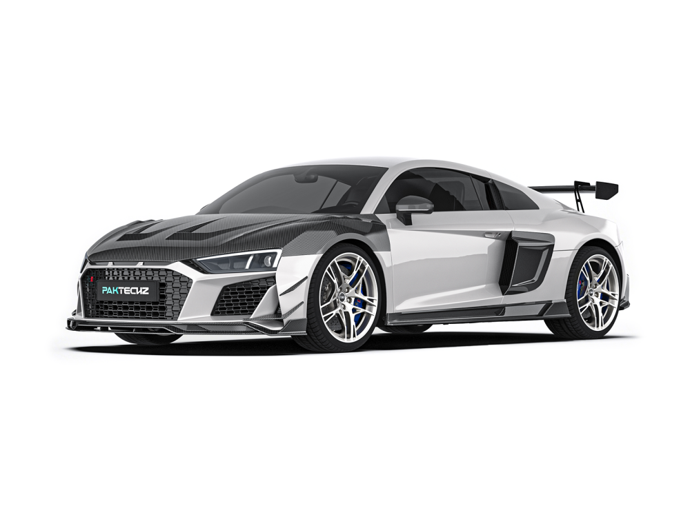Audi R8 Gen 2 Paktechz Design Carbon Fiber Side Skirts