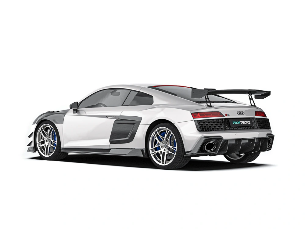 Audi R8 Gen 2 Facelift Paktechz Design Carbon Fiber Rear Diffuser