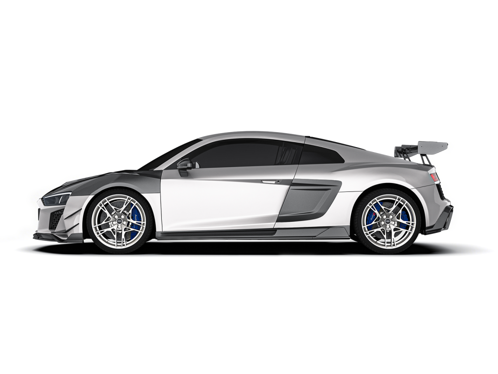 Audi R8 Gen 2 Paktechz Design Carbon Fiber Side Skirts